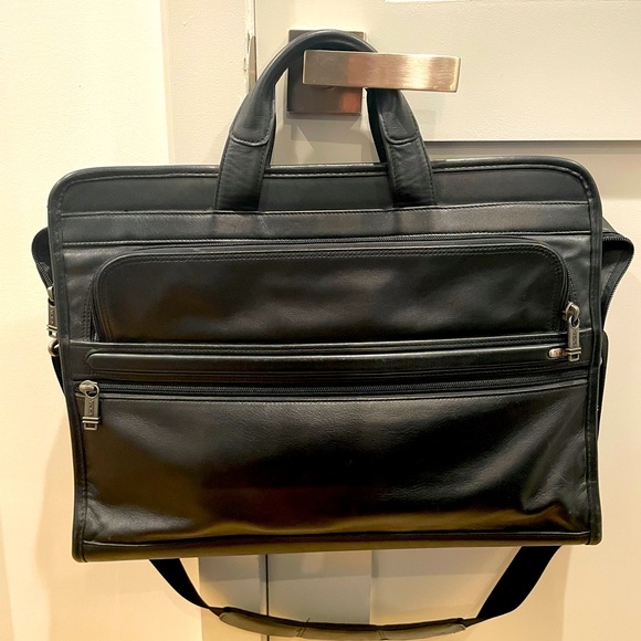 Tumi Bags Tumi Alpha Slim Large Screen Portfolio Brief Black